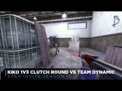 Team Netcode Illuminati kiko vs Dynamic @ ESEA Invite Season 13 on de_cache (4K & 1 vs. 3 Clutch!)