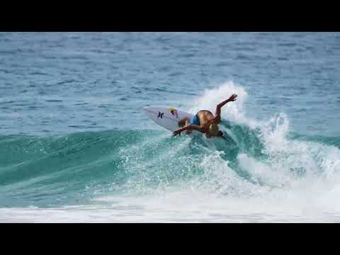 Leg burners and sharp backhands at Snapper Rocks: Jarvis Earle and Jacob Willcox