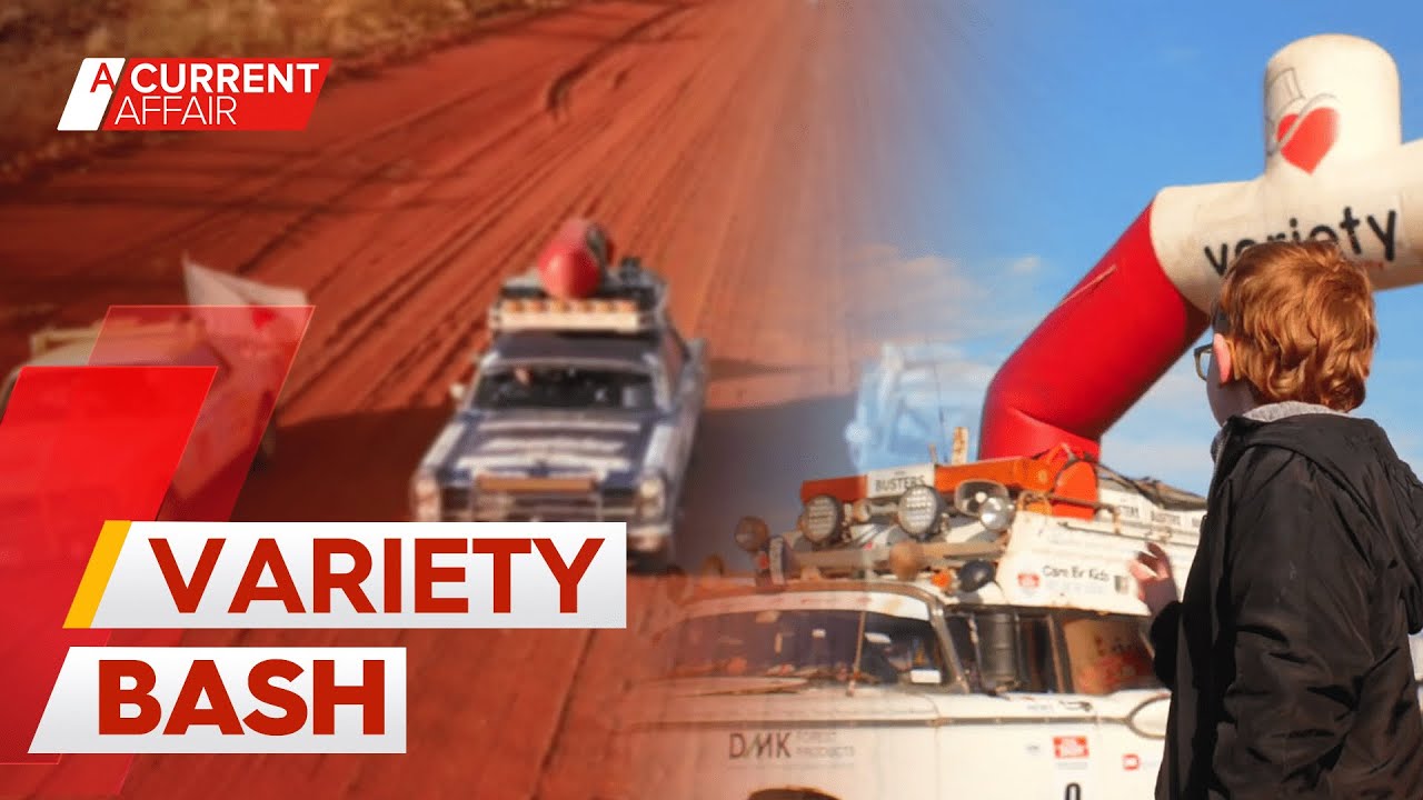 Old cars and whacky costumes hit the road for annual Variety Bash | A Current Affair