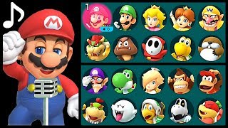 Super Mario Party Music - Singing Voices All Chara