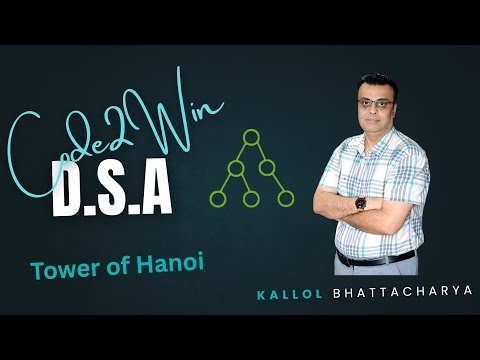 🎓 DSA Lecture 8 – Tower of Hanoi Explained | #MAKAUTSemester | #DSA | #LearnToCode2025