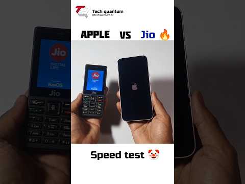 jio Vs iPhone 14🤡#Speed test 🤯#Which is faster 🤔