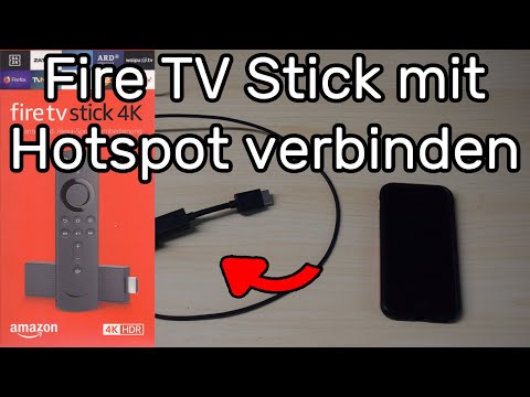 Connect Fire TV Stick to smartphone hotspot