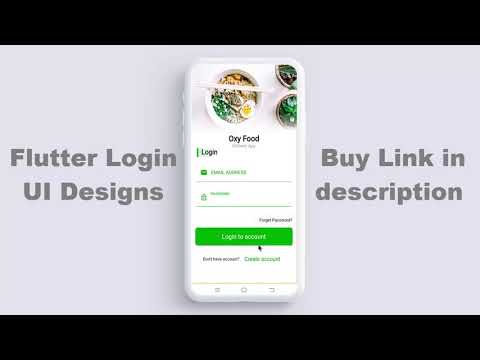 Flutter Login UI designs - 6+ different login templates