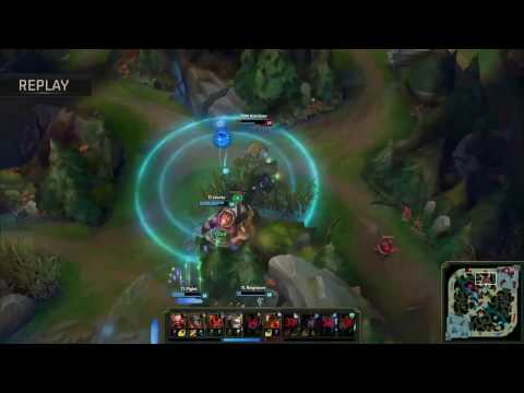 Doublelift solo kill on Bjergsen + 2 more kills NA LCS