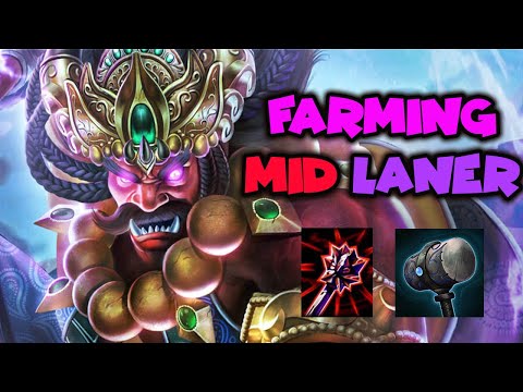 FARMING THE MID LANER - Smite