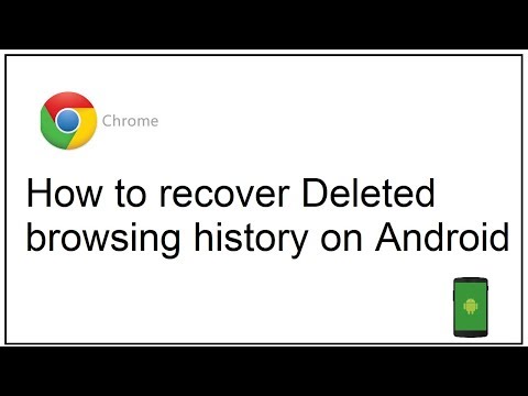 how to recover deleted browsing history on android