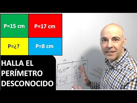 HALLAR EL PERÍMETRO DESCONOCIDO DE UN RECTÁNGULO