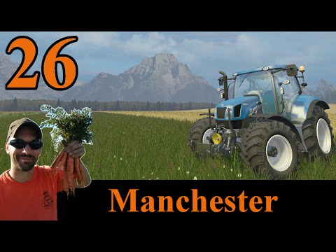 Farming Simulator 2015 Manchester E26 - oat harvest