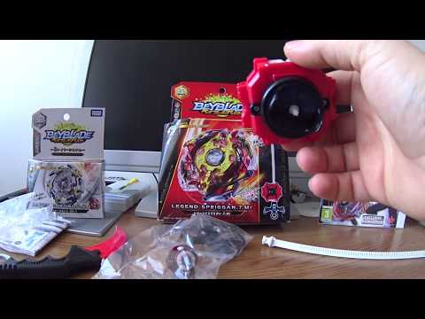 Unboxing Beyblade Burst Legend Spriggan 7 Merge B-86 Starter