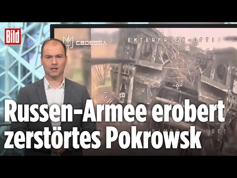 Ukraine zerstört 60 Jahre alten Brückenlegepanzer | BILD-Lagezentrum