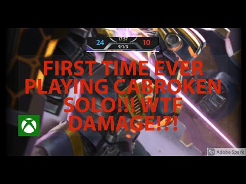 Damage Cabrakan Solo! My First Time I Ever Try Him In Solo!