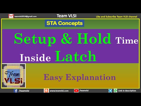Setup and Hold time inside Latch