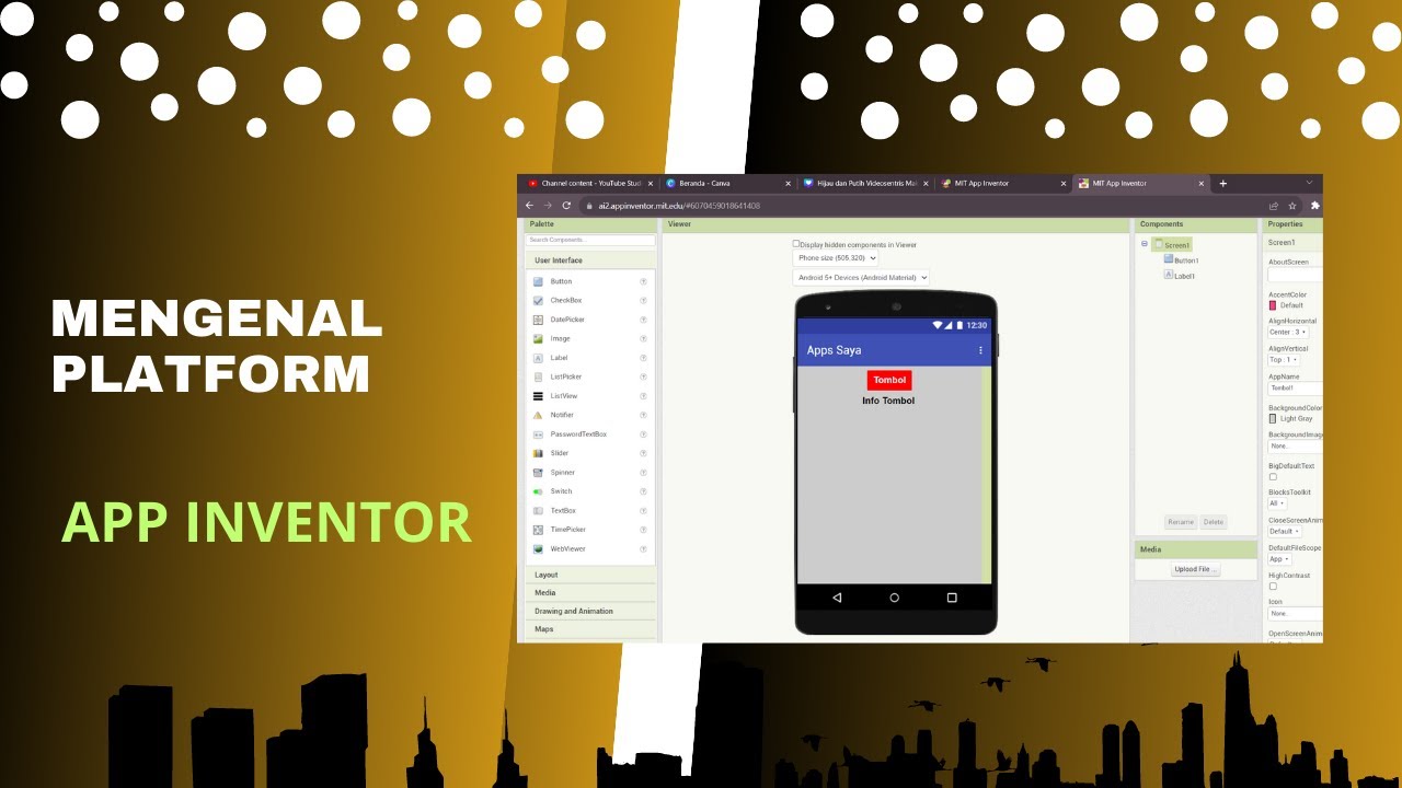 Mengenal Platform App Inventor Untuk Membuat Aplikasi Di Android | Part 1
