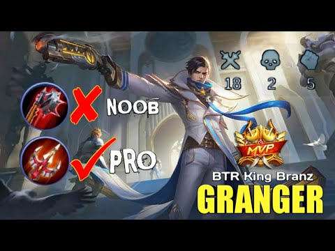 GRANGER BEST BUILD 2020 by [ BTR King Branz ] Insane Bullet Damage!! - Mobile Legends