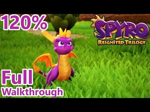 SPYRO REIGNITED TRILOGY 120% SPYRO THE DRAGON FULL WALKTHROUGH (No Commentary) Subtitles