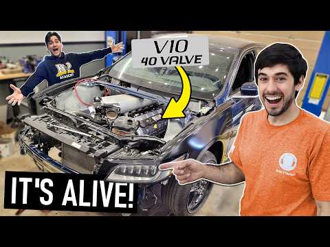 V10 Lincoln Continental First Start! - V10 Continental Build Ep. 10