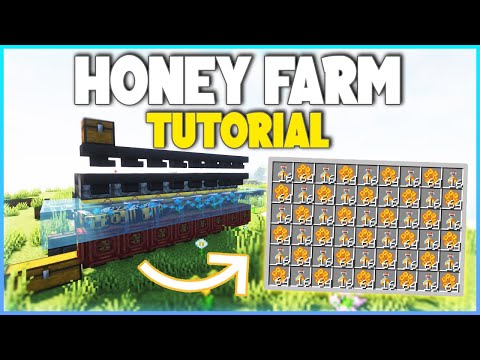 Minecraft EASY Honey & Honeycomb Farm Tutorial! 1.20+ (Fully Automatic) — Minecraft farm tutorial thumbnail