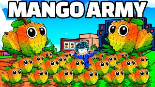 I Can Defeat ANY Boss With My MANGO ARMY in Plants vs Brainrots