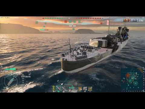 World of Warships 0.6.4.0: Fubuki Battle 01