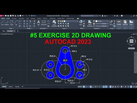 AutoCAD 2D exercise 1
