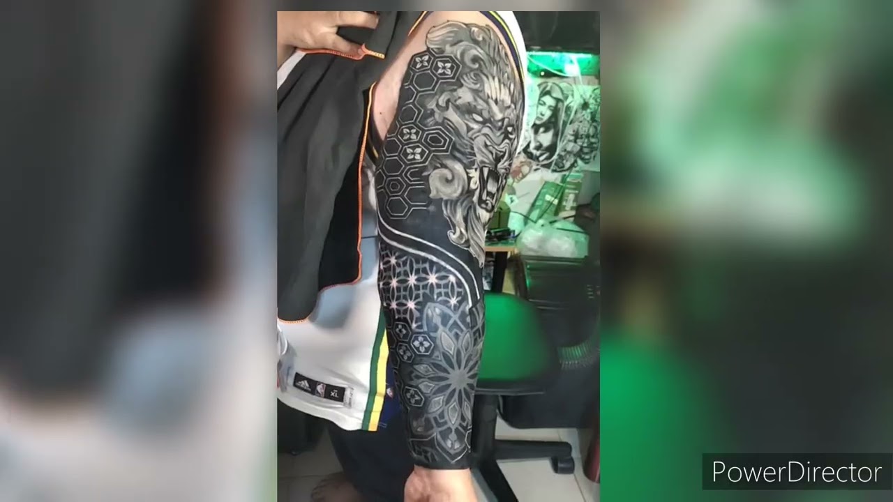 Cover up fullsleeve tattoo - sb tattoo