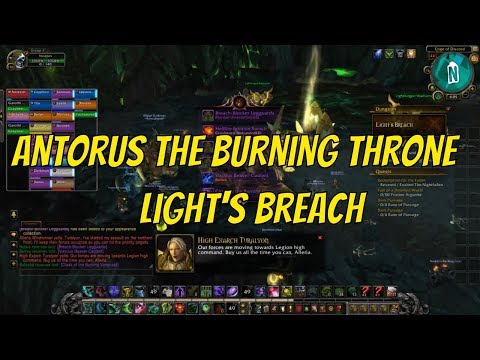 Antorus the Burning Throne Raid Light's Breach | Garothi Worldbreaker,Hounds of Sargeras,War Council