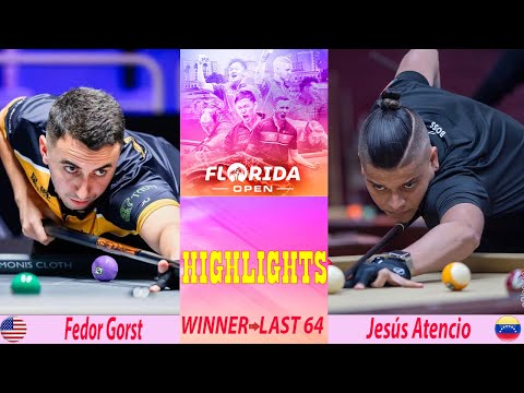 HIGHLIGHTS | Fedor Gorst vs Jesús Atencio | Florida Open Pool Championship
