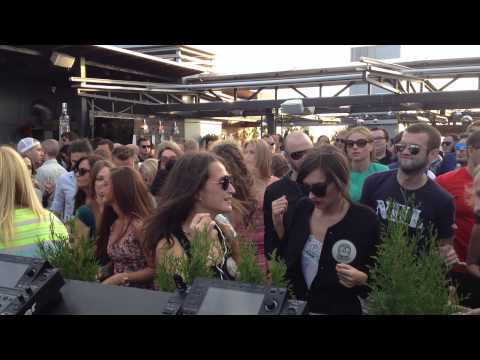 Robbie Akbal at Special Case event rooftop, St. Petersburg. Russia