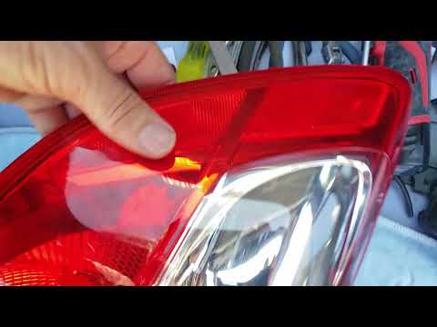 2012 Matrix, driver's rear tail light assembly removal, bulb replacement. BACKUP CAMERA