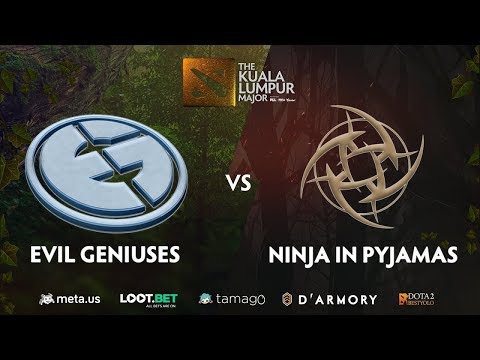 [ENG] Ninjas in Pyjamas vs Evil Geniuses BO3 Game 3 Lower Bracket - Kuala Lumpur Major Dota 2