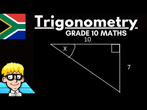 Trig Triangles Grade 10: Find angle