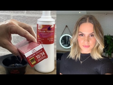 Dourado dos Sonhos com a nova nuance 10/34 de Color Touch Romeu Felipe@WellaProBrasil