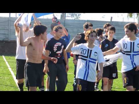 Parte del festejo de San Roman XI tras la obtención del título