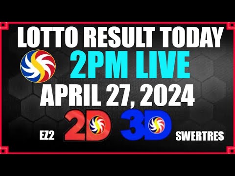 Lotto Result Today 2pm April 27, 2024 Ez2 Swertres Results