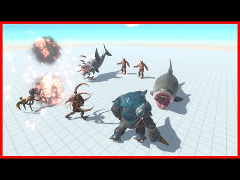 (2x) MOGALODON & OGRE LORD VS FACTIONS - ANIMAL REVOLT BATTLE SIMULATOR