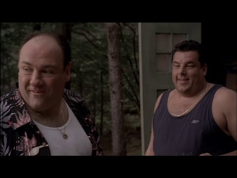 Tony and Bobby play with fireworks (The Sopranos)