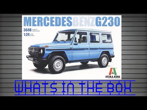 Neu Italeri 3640-1/24 Mercedes-Benz G230 
