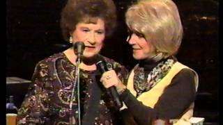 Kitty Wells and Johnny Wright at the Grand Ole Opry