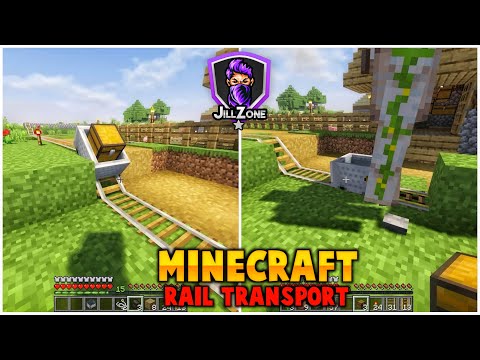 JILL ZONE 2.0 - Minecraft Railroad building 😅 || JILL ZONE 2.0