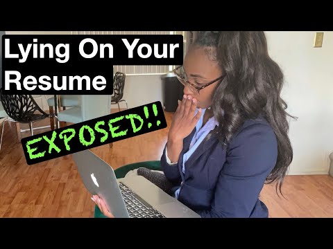 Lying on Your Resume - Exposing Bad YouTube Advice #GrindReel (Joshua Fluke response)