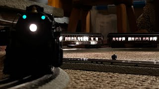 A short night time run with Santa Fe 4115!