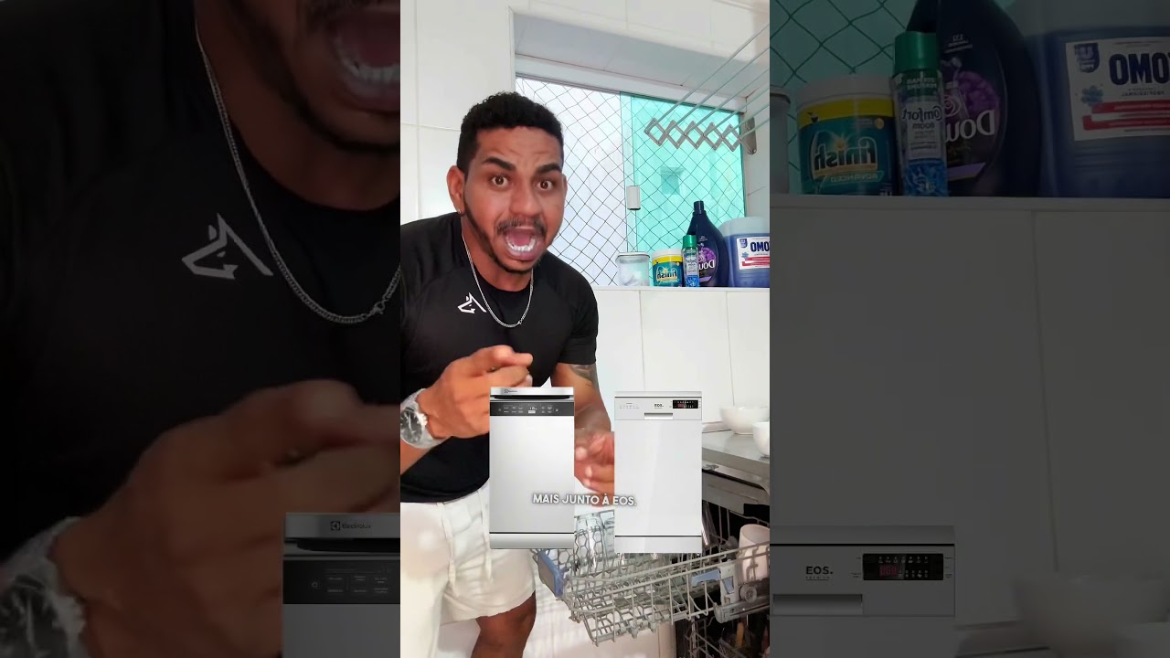 Miniatura da avaliação em vídeo de Lava Louças Midea Touch Plus 8 Serviços 127V Branco