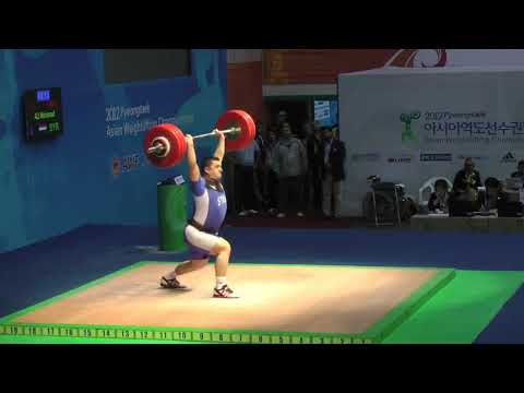2012 Asian Weightlifting Championships - 105kg+ mens A group Snatch vesves Clean and Jerk