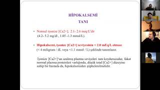 Hipokalsemi ve Hiperkalsemi 1 Kısım