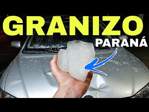 🚨 GRANIZO DESTRÓI TELHADOS no PARANÁ: clima severo entre sexta e sábado 😦
