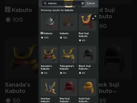 ROBLOX HOLIDAY KABUTO HELMET FREE ITEM