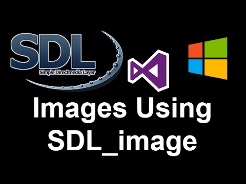 SDL 2 Tutorial 4b Drawing An Image Using SDL image WINDOWS VISUAL STUDIO