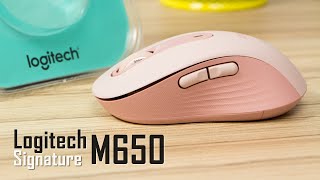Logitech Signature M650 Wireless Mouse Rose (910-006254) - відео 2