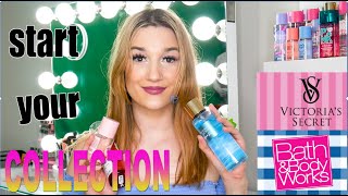 BODY MISTS TO START YOUR COLLECTION!! || Victoria's Secret & Bath and Body Works